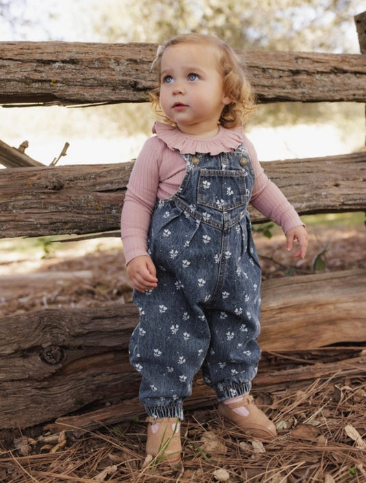 VINTAGE OVERALL HEART DITSY