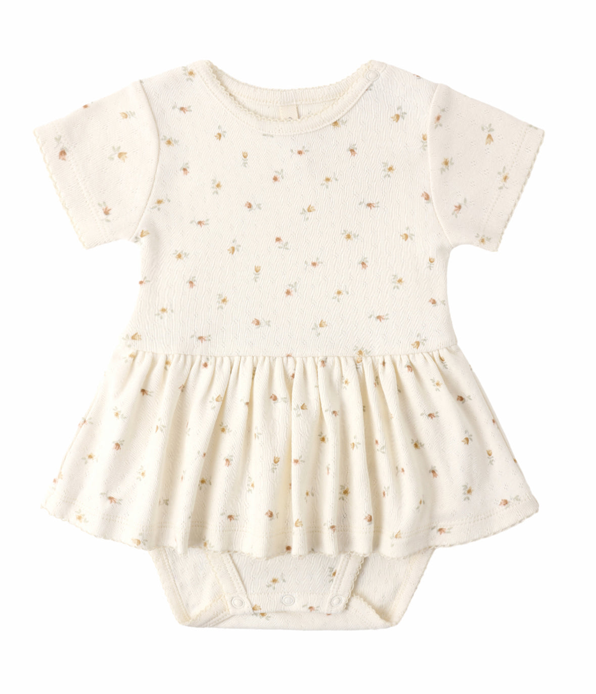 POINTELLE SKIRTED BODYSUIT PETIT FLEUR