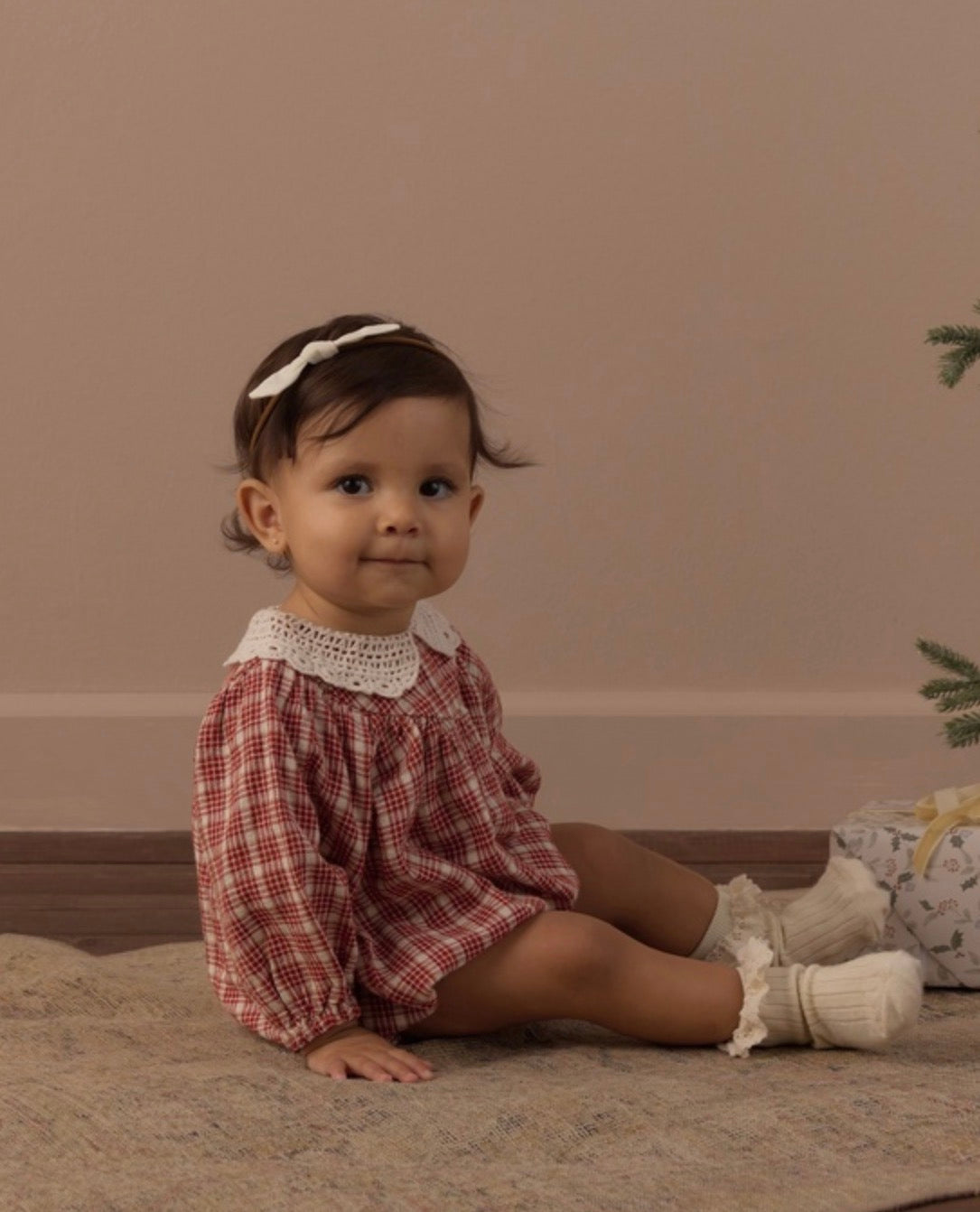 HEIDI ROMPER VINTAGE PLAID