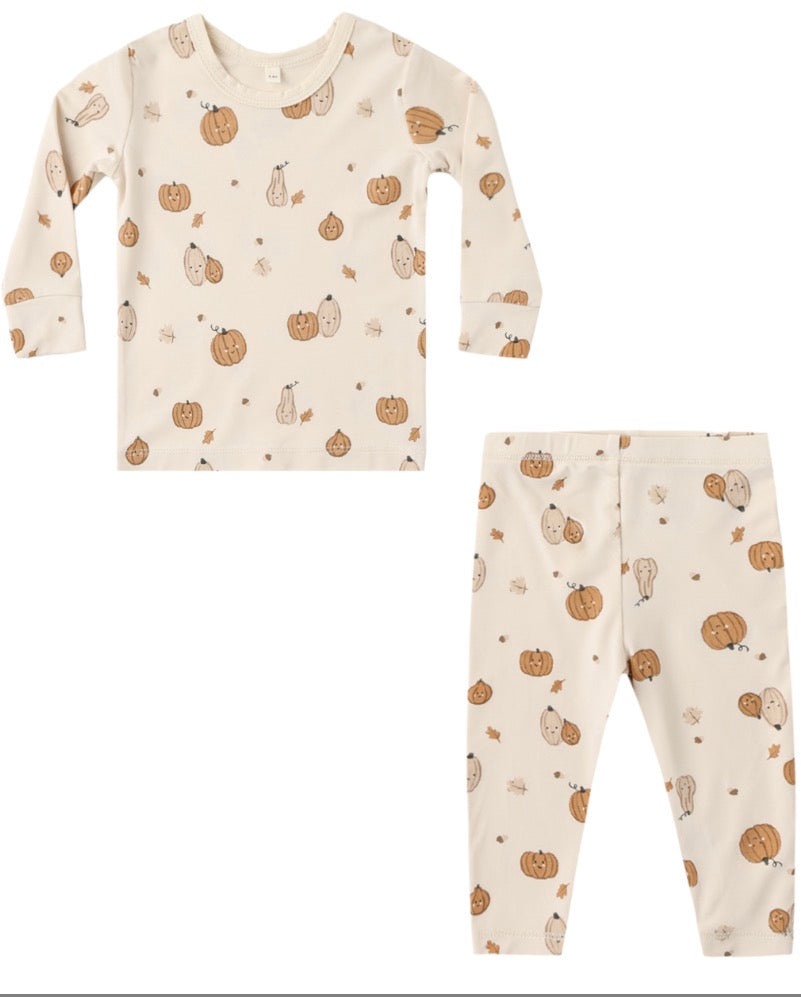 BAMBOO PAJAMA SET HARVEST FRIENDS