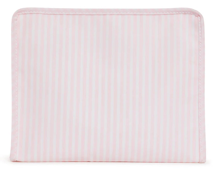 ROADIE LARGE ZIP POUCH - PIMLICO STRIPE PINK
