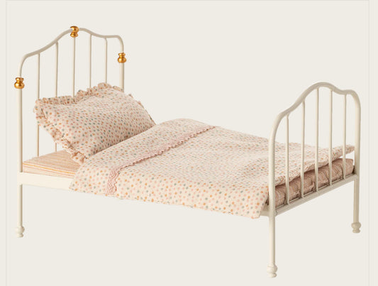 Vintage bed, Mouse - off white
