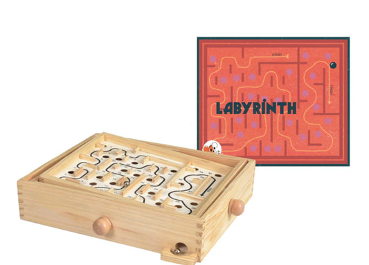 Wooden Labyrinth Game