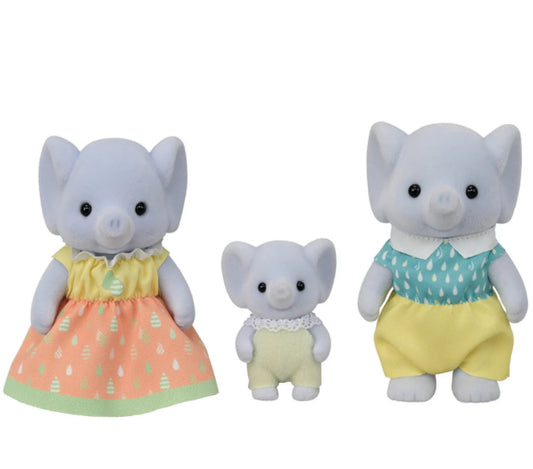 Calico Critters Elephant Family Trio