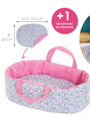 BB12" CARRY BED - FLOWERED