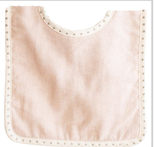 Bobby Bib Pink Linen