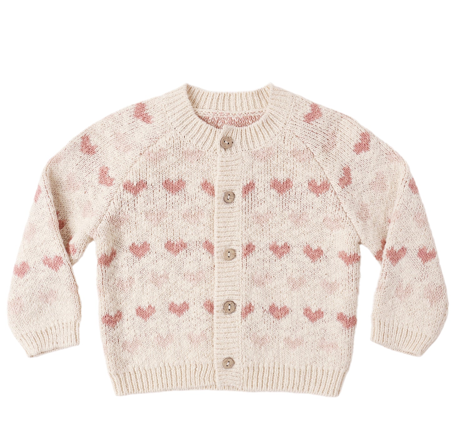 KNIT CARDIGAN ||HEARTS