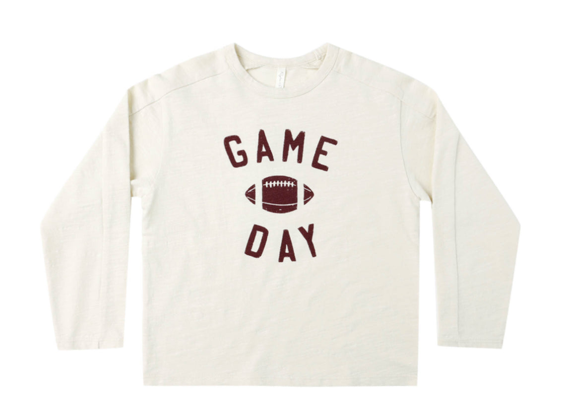 LONG SLEEVE PANELED TEE || GAME DAY