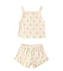 EVIE TANK + SHORTIE SET BUTTERCUP