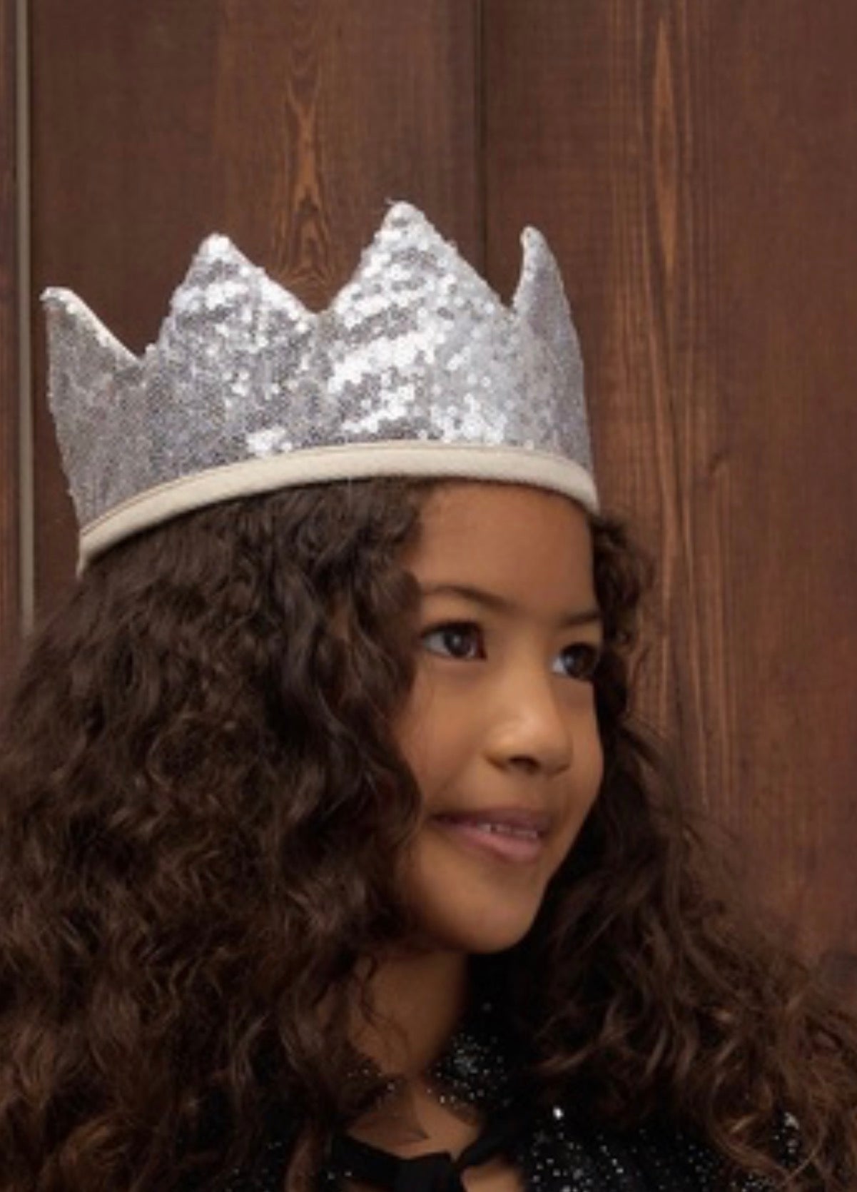 CROWN + WAND SILVER SEQUIN