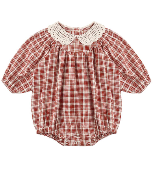 HEIDI ROMPER VINTAGE PLAID