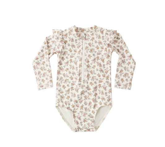 BYRON RASHGUARD ONE-PIECE WILDFLOWER