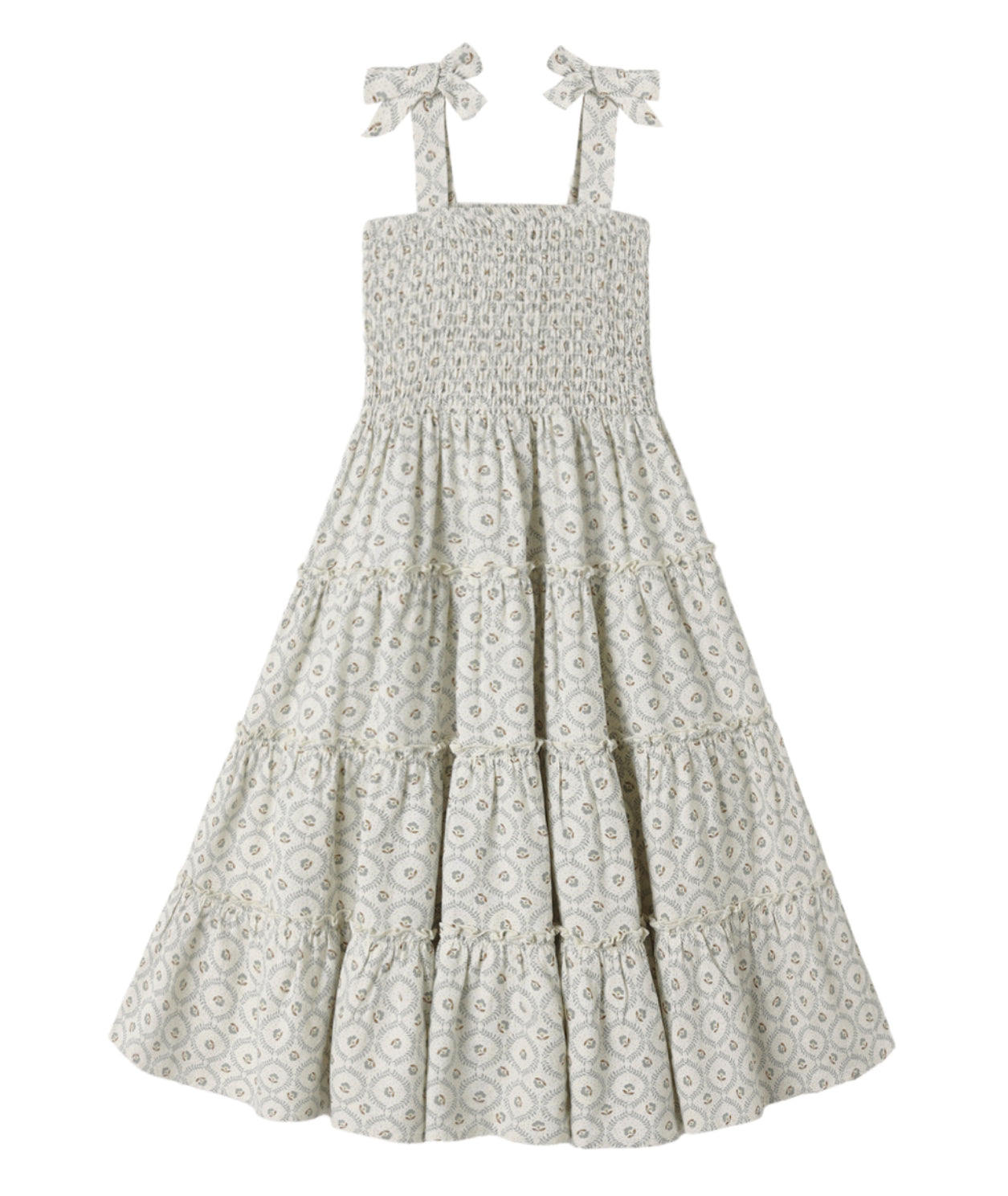 TAYLOR DRESS GREEN FLEUR