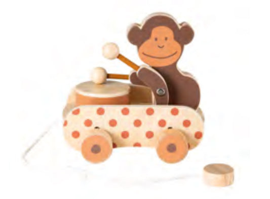 Wooden Pull Along Paulo