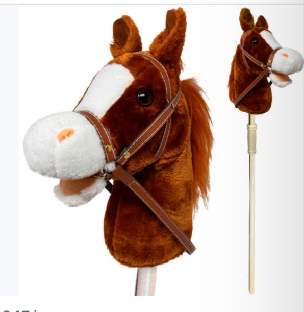 Stick Pony with Sound Effects Chestnut