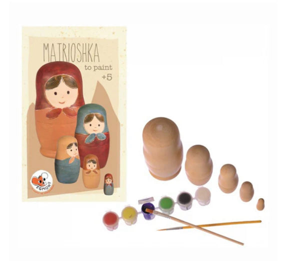 Paint Your Own Wooden Matrioshka
