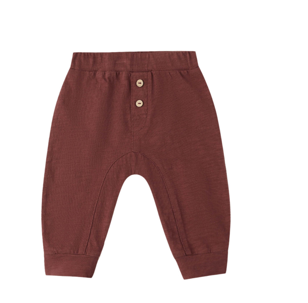 BABY CRU PANT || BURGUNDY