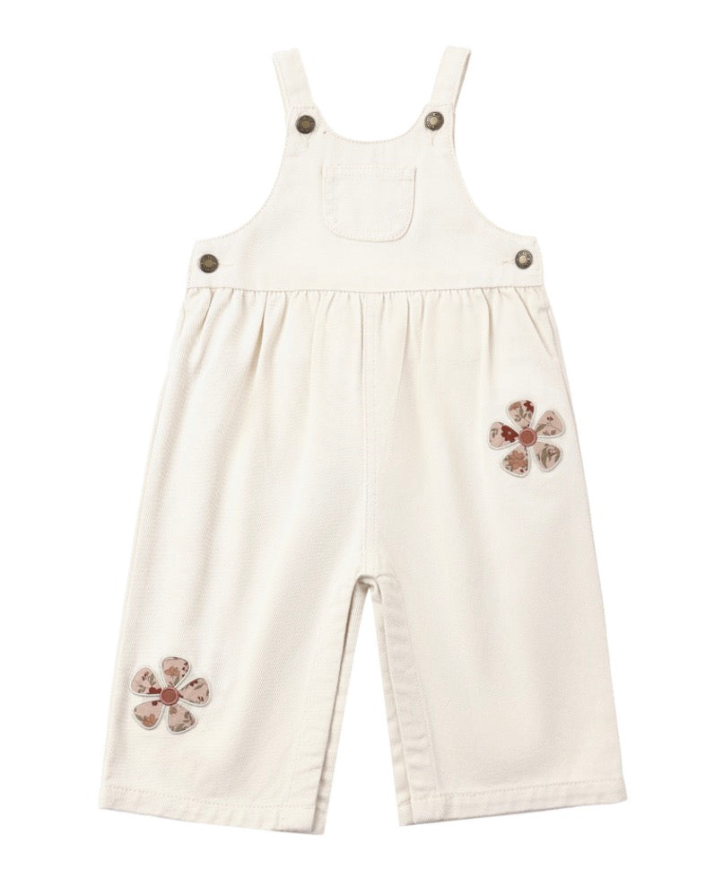WIDE LEG OVERALL DAISY PATCHES