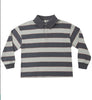 RUGBY POLO SAGE STRIPE