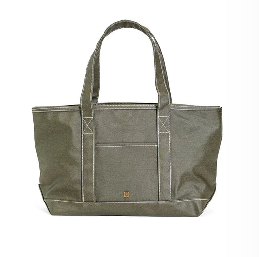 MEDIUM TOTE - COATED CANVAS OLIVE