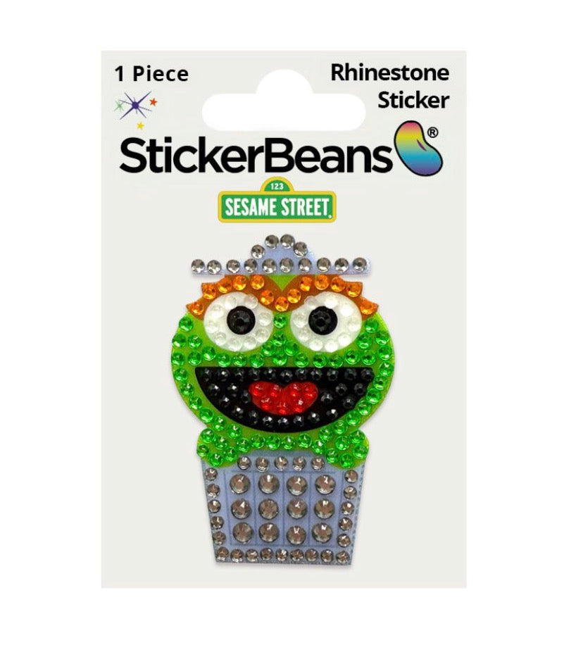 Oscar The Grouch Stickerbean Sticker