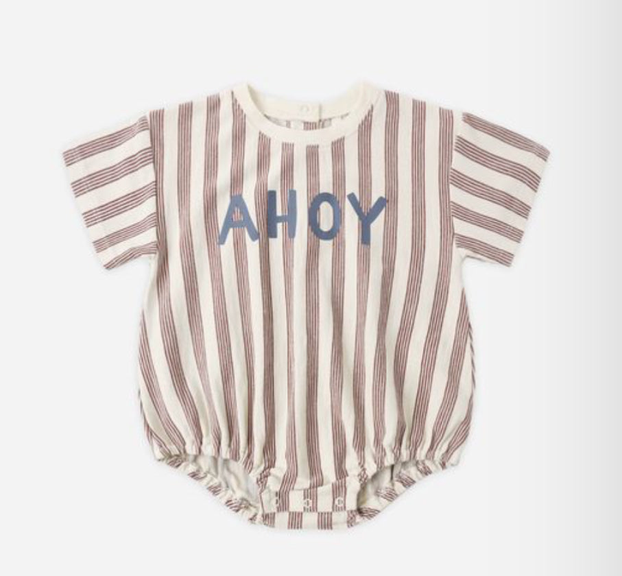 RELAXED BUBBLE ROMPER AHOY