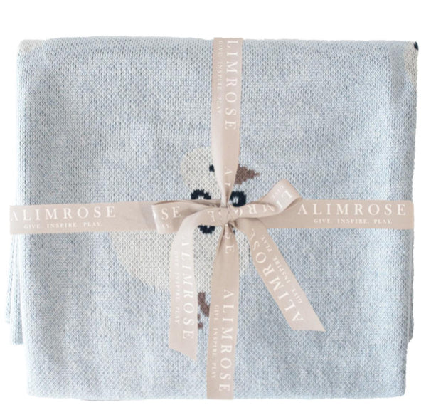 Duck Baby Blanket Blue