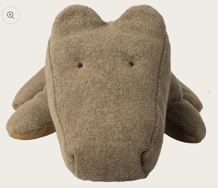 Safari friends, Crocodile, Medium - Olive Green