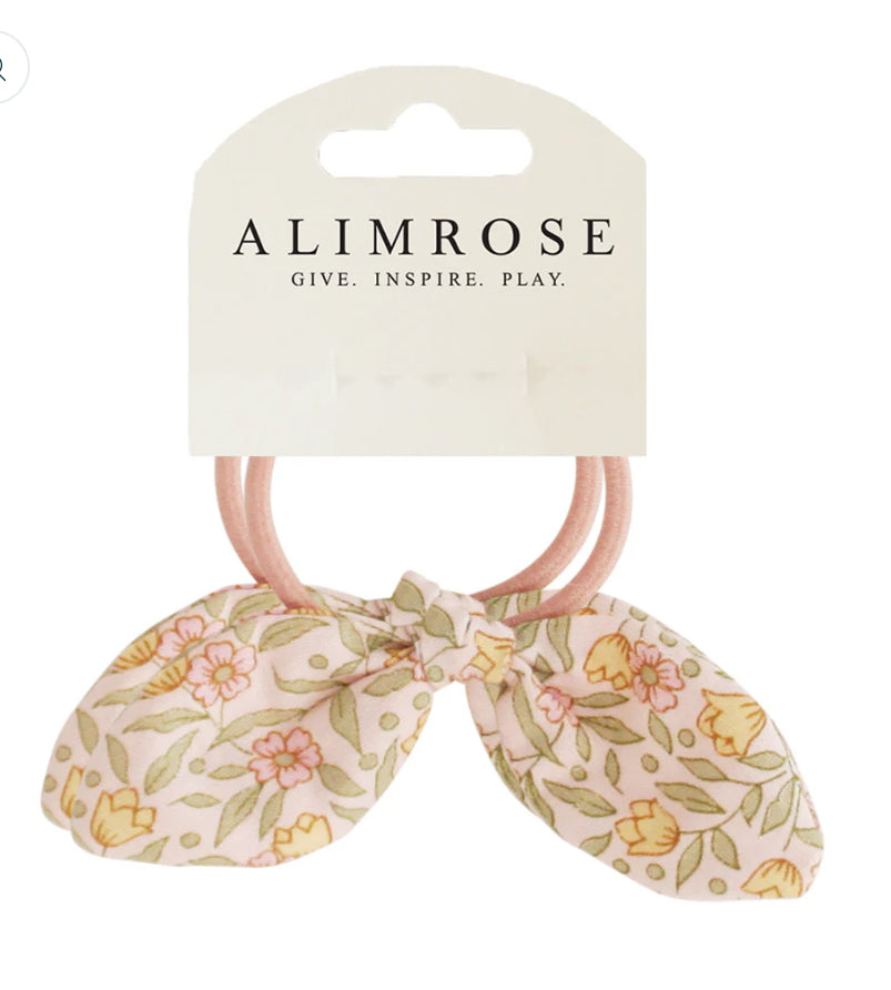 Bunny Hair Ties Set Blossom Lily Pink