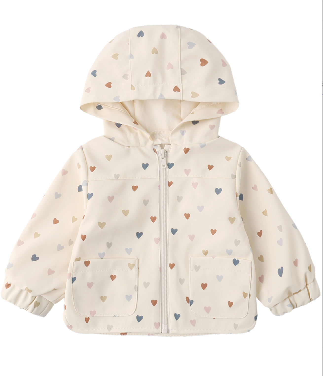 RAIN COAT CONFETTI HEART SMALL