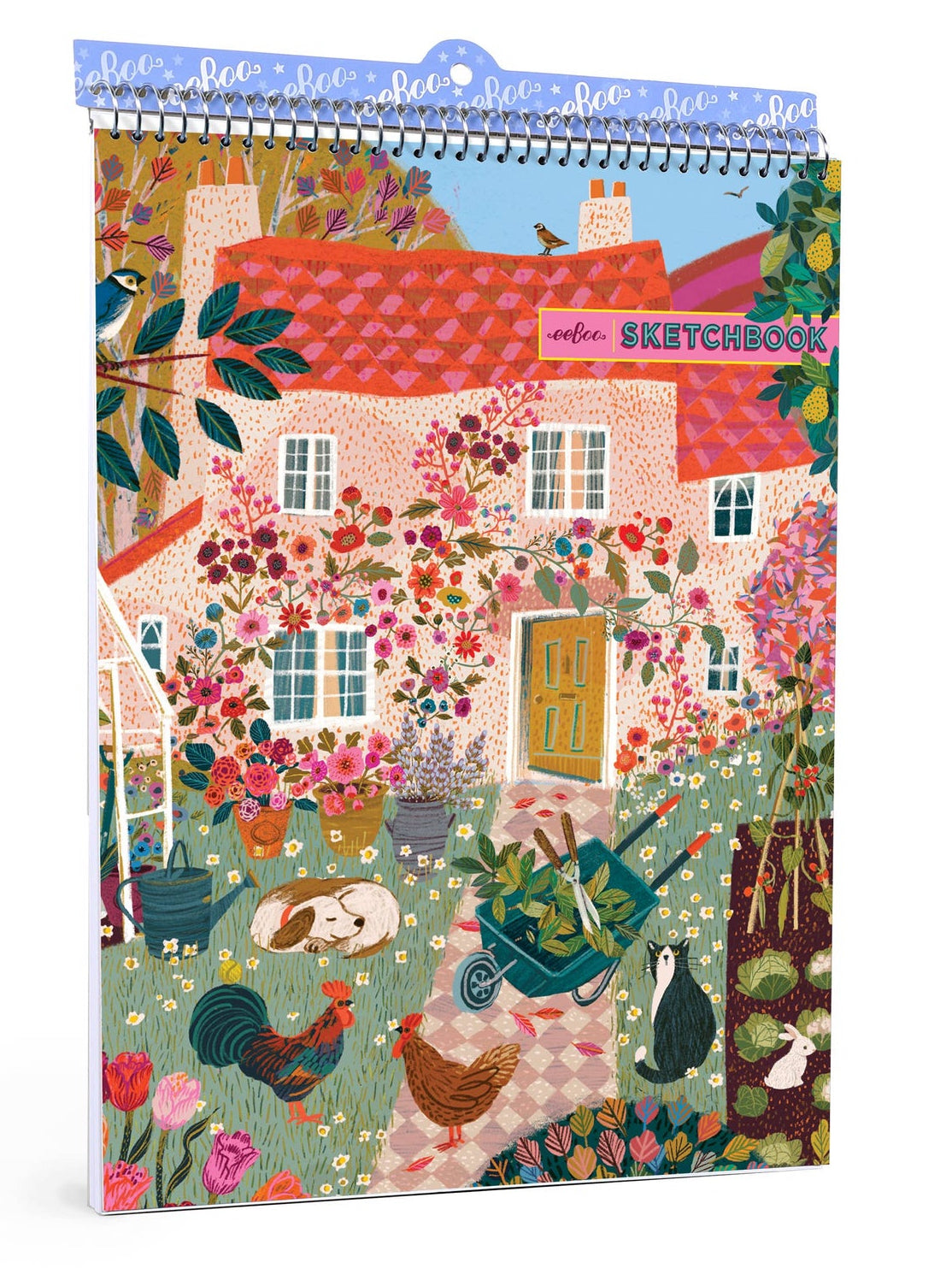 English Cottage 24 Color Pencils & Matching Sketchbook
