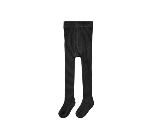 TIGHTS RIBBED ||BLACK