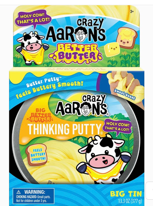 Crazy Aaron’s BIG Better Butter Thinking Putty - BIG Tin