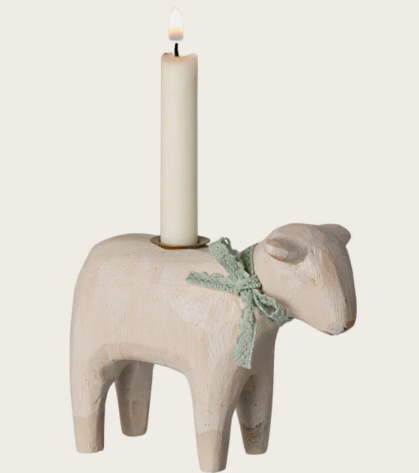 Candle holder, Lamb