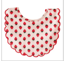 Scallop Bib Strawberries