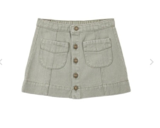 DENVER MINI SKIRT DARK SAGE