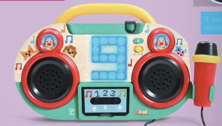 Sing-Along Pixel Boombox