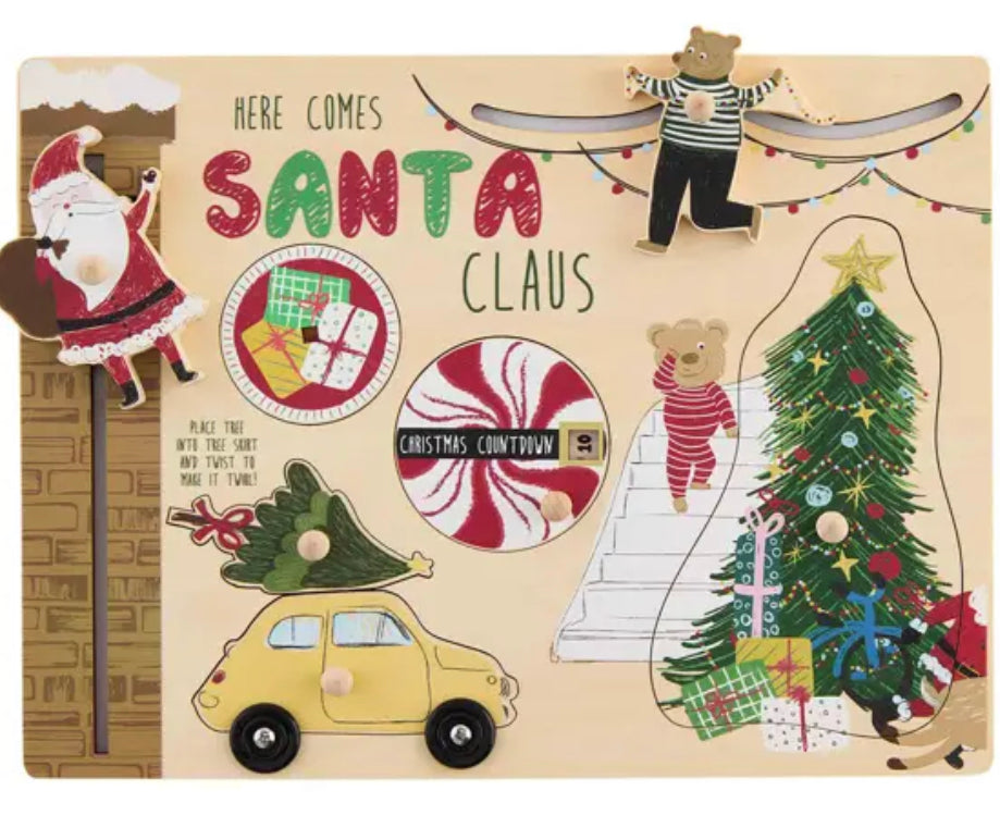 SANTA CLAUS BUSY BOARD PUZZLE