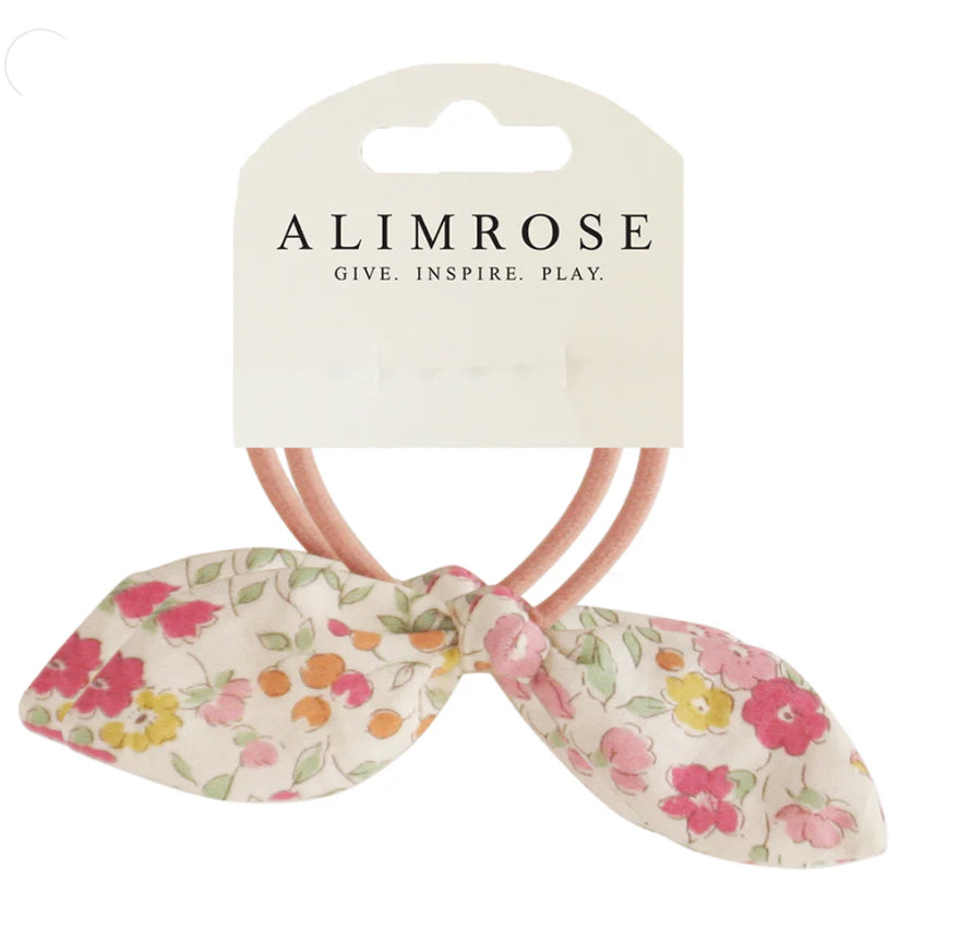 Bunny Hair Ties Set Rose Garden