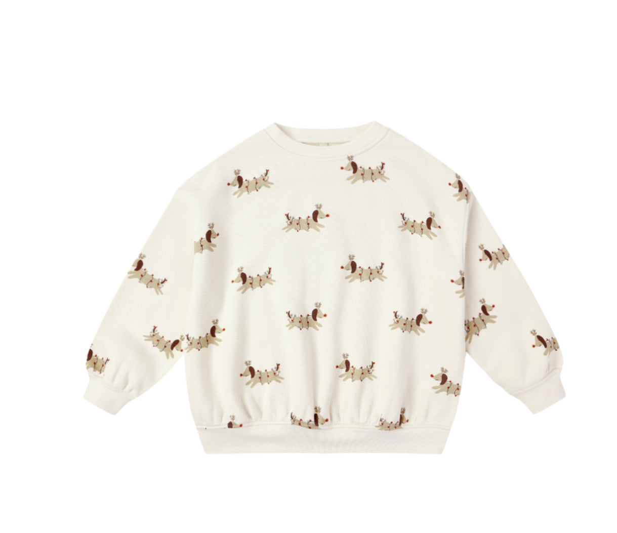 CHRISTMAS DOGS RELAXED SWEATSHIRT