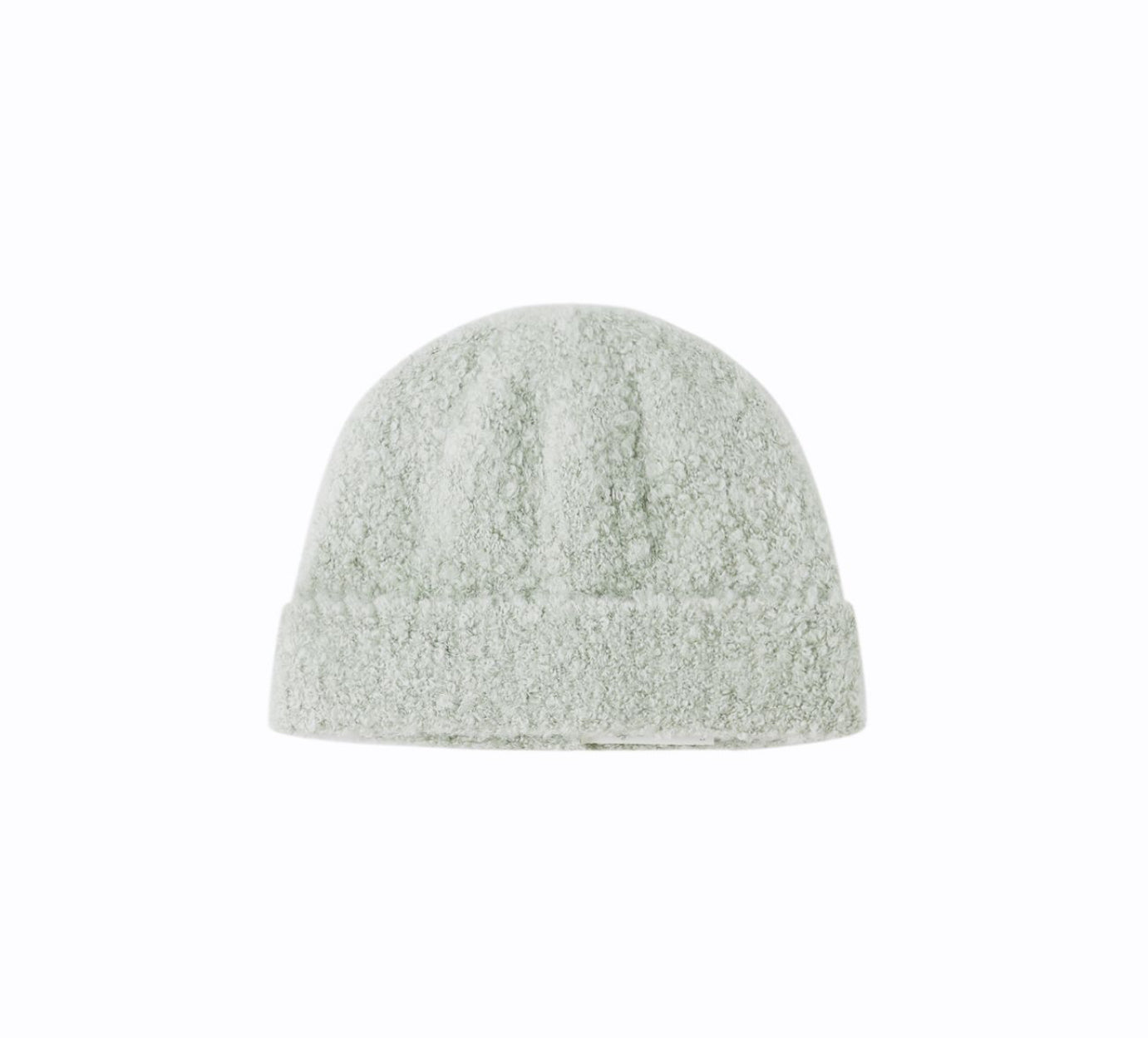 PISTACHIO BOUCLE BEANIE