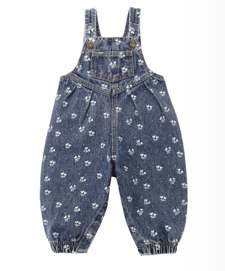 VINTAGE OVERALL HEART DITSY