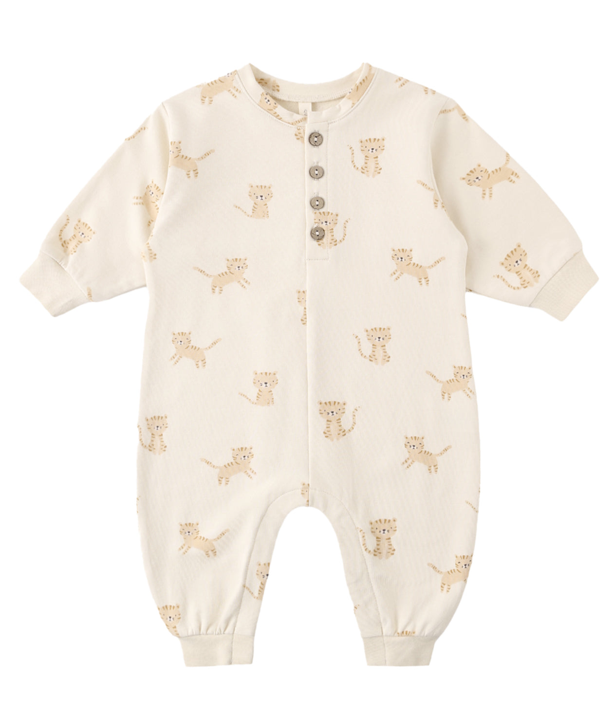 RELAXED FLEECE JUMPSUIT TIGERS