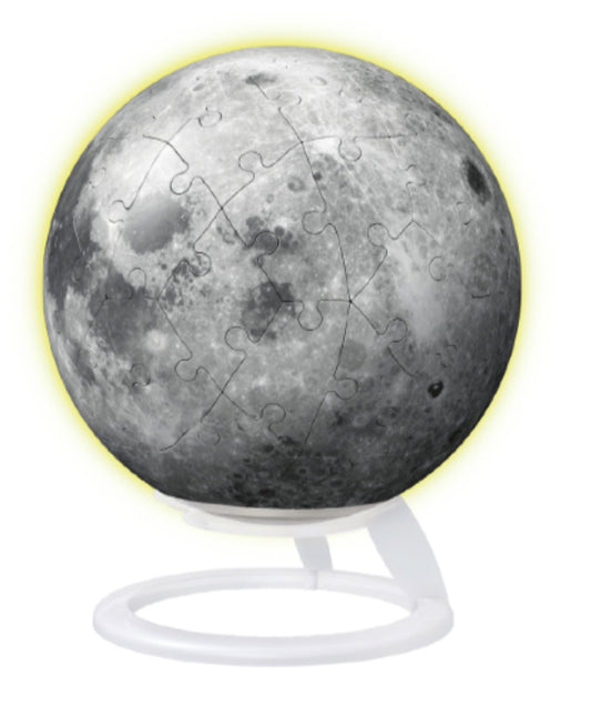 Glow-In-The-Dark Moon 72 Pc 3D Puzzle