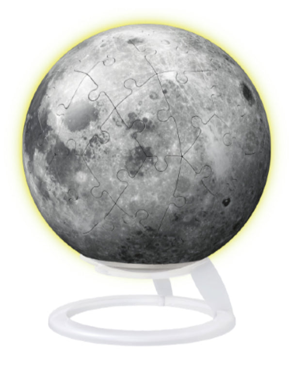 Glow-In-The-Dark Moon 72 Pc 3D Puzzle