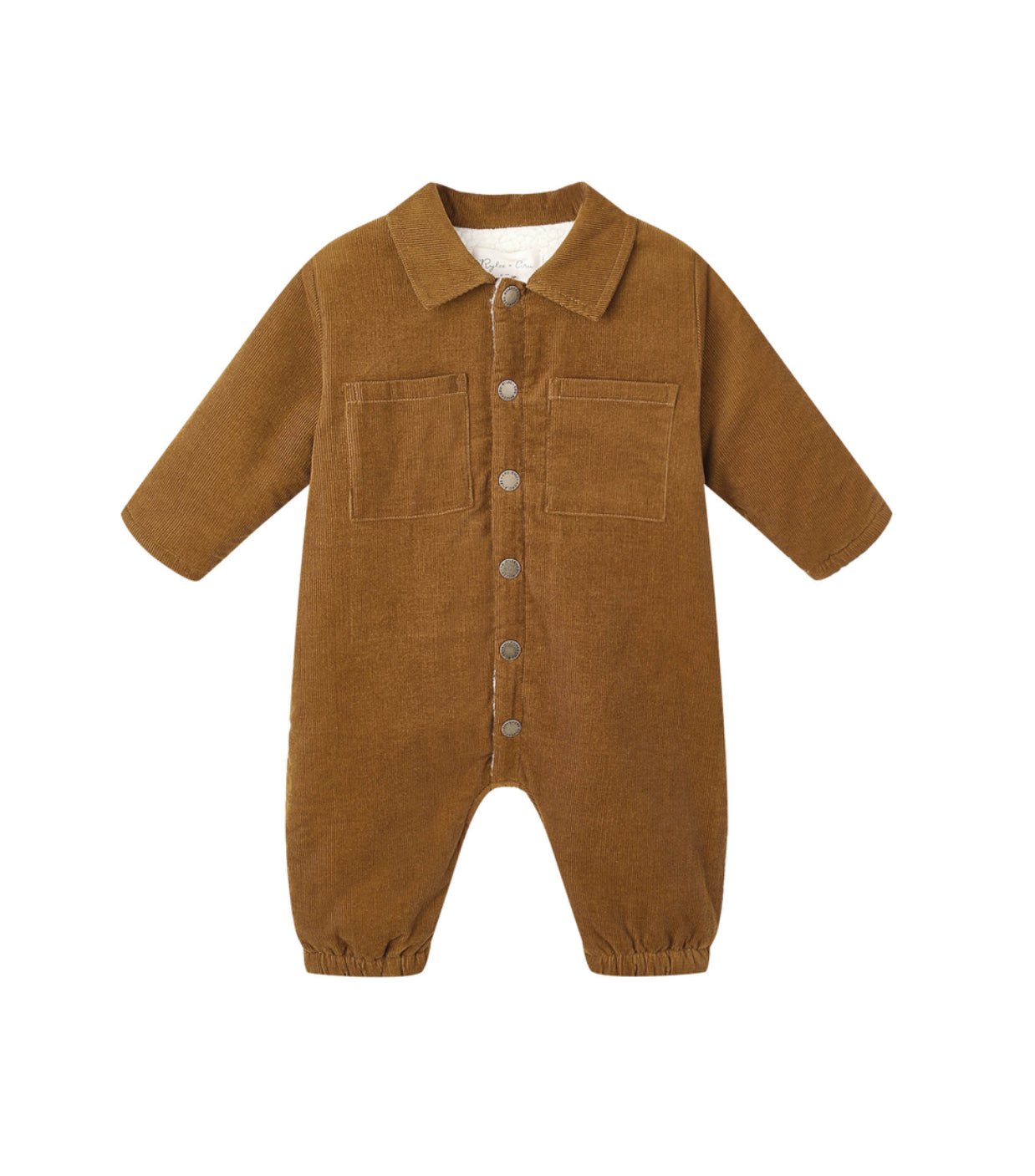 CORD BABY JUMPSUIT || GOLDEN