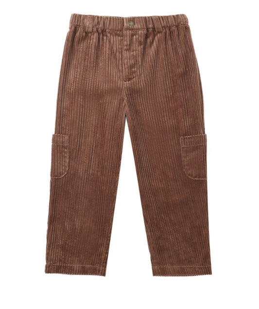 RELAXED CARGO PANT MULBERRY