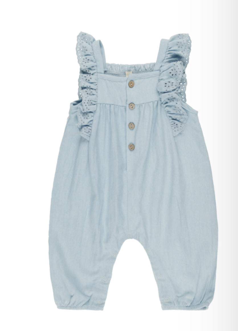 Nova Romper Chambray