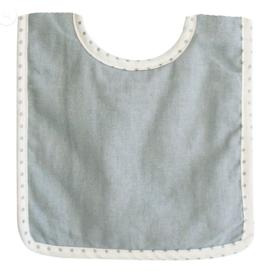 Bobby Bib Grey Linen
