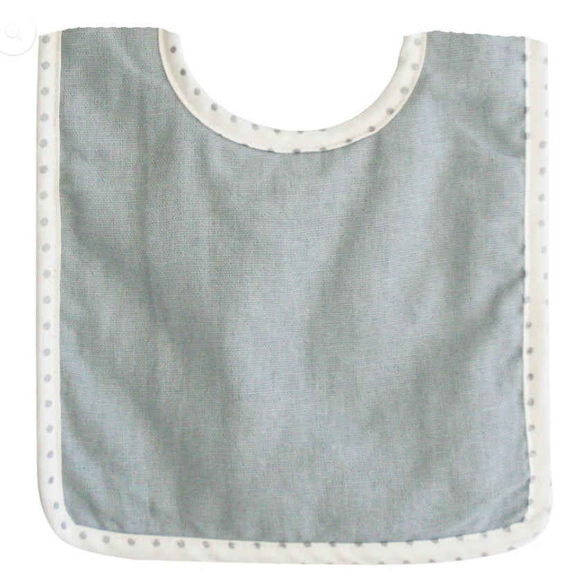 Bobby Bib Grey Linen